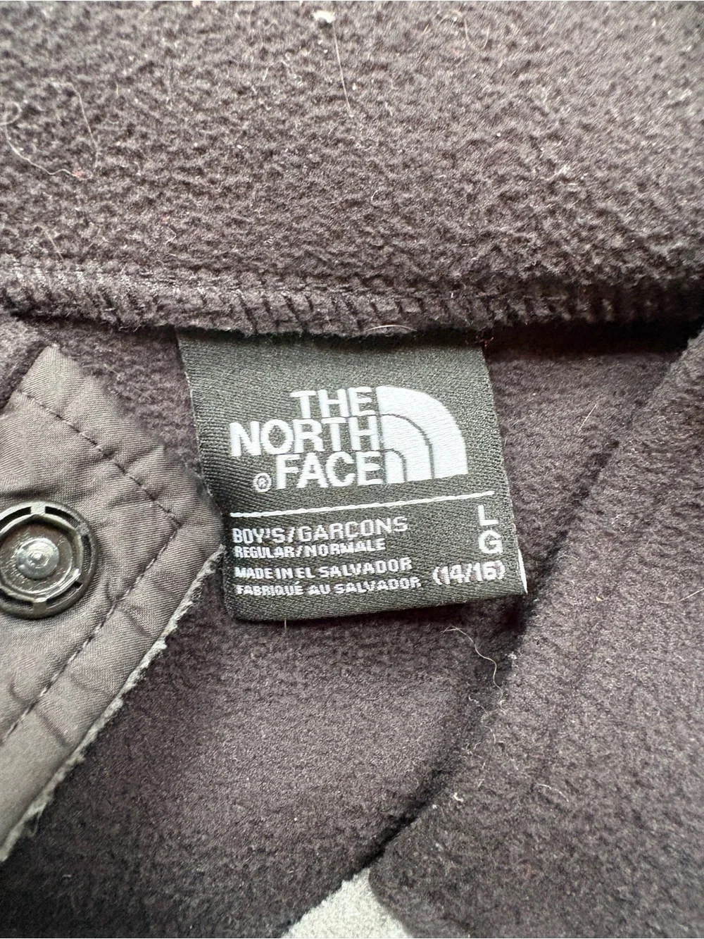 The North Face Black Fleece Pullover Mens Extra small